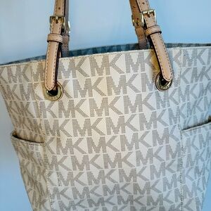 Michael Kors Beige Tote Bag